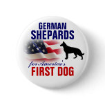 German Shepard for First Dog Pins