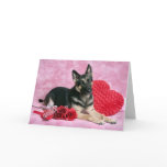 German Shepard Valentine Card
