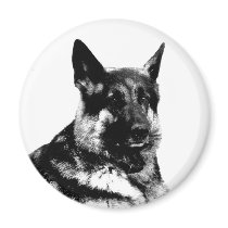 German shepheard magnet