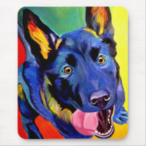 German Shepherd #1 mousepads by dawgart German Shepherd #1 mousepads