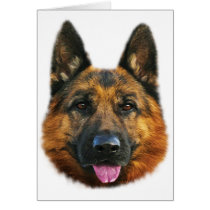 German Shepherd Alsatian K-9 Dog Cards