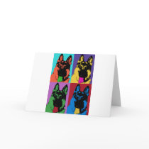 German Shepherd Art Greeting Card