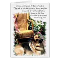 German Shepherd Art Gifts card