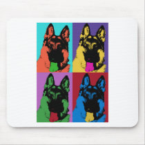 German Shepherd Art Mousepads