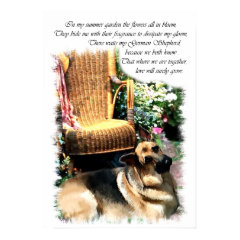 German Shepherd Art Print print