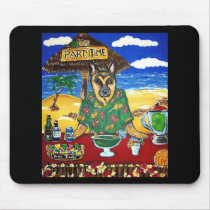 German Shepherd Bartender mousepads