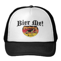 German Shepherd Bier Emblem Hat