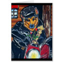 German Shepherd  Biker cards