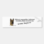 German Shepherd - breeders Bumper Sticker