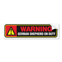German Shepherd Bumper Sticker bumper stickers