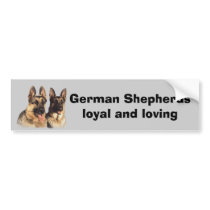 German Shepherd Bumper Sticker