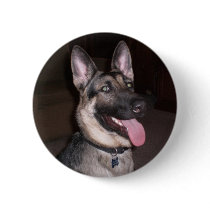 German Shepherd Button