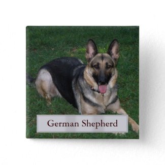 German Shepherd Button button