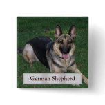 German Shepherd Button