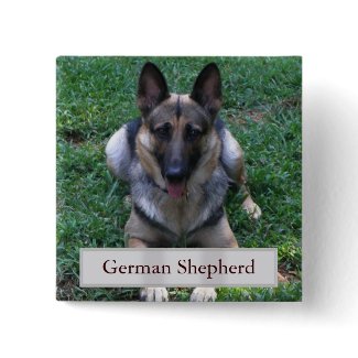 German Shepherd Button button