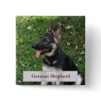 German Shepherd Button button