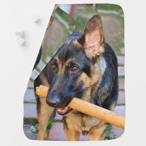German Shepherd by Shirley Taylor Swaddle Blanket Zazzle