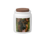 German Shepherd Candy Jar