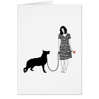 German Shepherd card