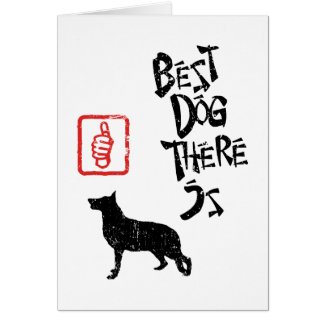 German Shepherd card