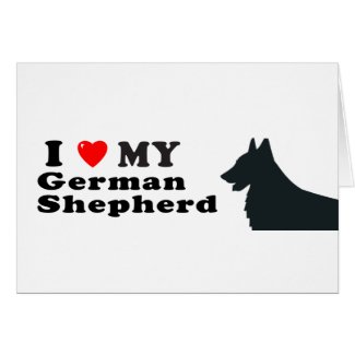 German Shepherd card