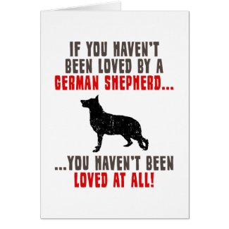 German Shepherd card