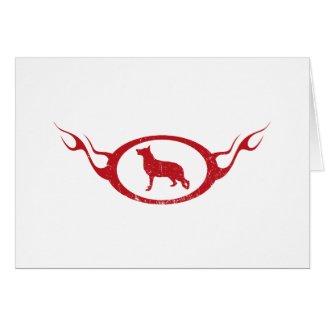 German Shepherd card