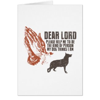 German Shepherd card