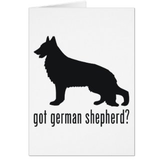 German Shepherd card