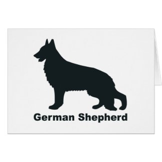 German Shepherd card