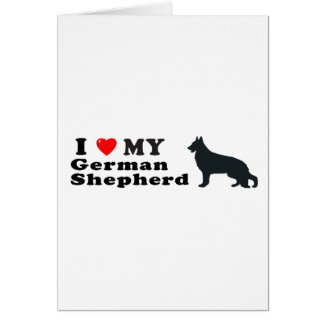 German Shepherd card