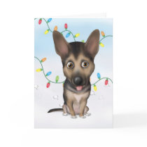 German Shepherd Christmas cards