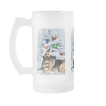 German Shepherd Christmas Gifts mugs