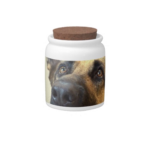 German Shepherd  Cookie Jar Candy Jars