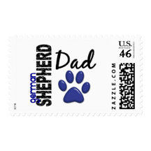 German Shepherd Dad 2 Stamps