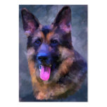 German Shepherd Dog ACEO Art Trading Cards Business Card Templates