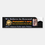 "German Shepherd Dog Adoption Drive"  PSA Bumper Stickers