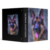 German Shepherd Dog Art Binder Album