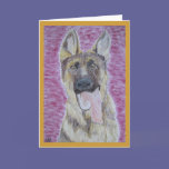 German Shepherd Dog Art, Greeting Card cards