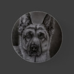 German Shepherd Dog Art - Noble Pinback Buttons