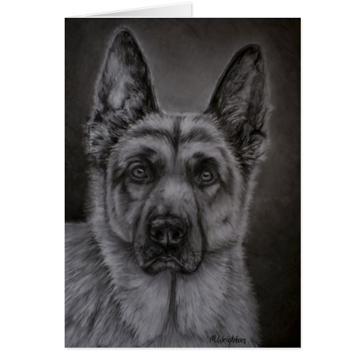 German Shepherd Dog Art - Noble Cards