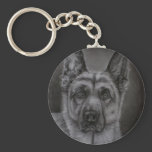 German Shepherd Dog Art - Noble Key Chain