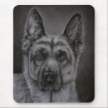 German Shepherd Dog Art - Noble Mousepad