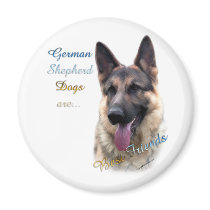 German Shepherd Dog Best Friend 2 - Magnet
