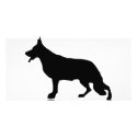 Schäferhund-Hundeschwarzes fotokarten
