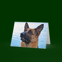 German Shepherd - Dog card