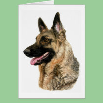 German Shepherd Dog Card - "Gaby" cards