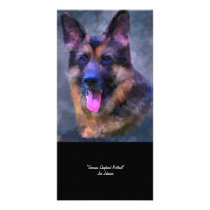 German Shepherd Dog Collectible Photo Card
