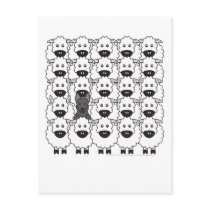 German Shepherd Dog in the Sheep postcards