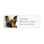 German Shepherd Dog Mailing Label